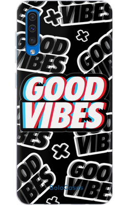Чохол для Samsung з дизайном Good Vibes 30789 фото