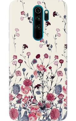 Чохол для Xiaomi Рожеві падаючі квіти 27502 фото