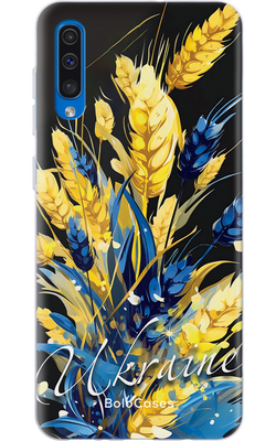 Чехол для Samsung Желто-голубые колосья Ukraine 42678 фото
