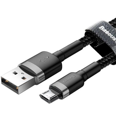 USB Cable Baseus Cafule MicroUSB (CAMKLF-CG1) Black 2m 31344 фото