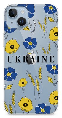 Чохол для iPhone Патріотичні квіти Ukraine 51681 фото