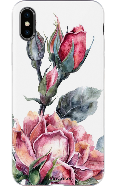 Чехол для iPhone Акварельная роза 28108 фото