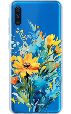Чохол для Samsung Акварельний букет польових квітів 22008 фото