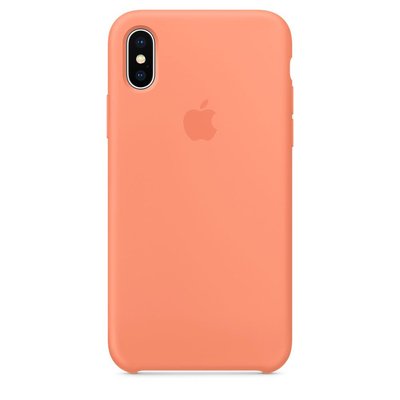 Чохол-накладка Apple Silicone Case iPhone Peach 27582 фото