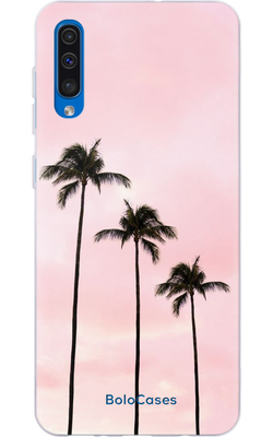 Чохол для Samsung з дизайном Пальми і зефірне небо 30854 фото