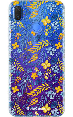 Чохол для Huawei Патріотичні квіти в рідних кольорах 22454 фото
