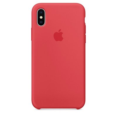 Чохол-накладка Apple Silicone Case iPhone Red Raspberry 27588 фото