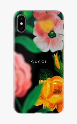 Чохол для iPhone Тропічні квіти Gucci 25950 фото
