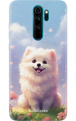 Чехол для Xiaomi Милый белый щенок 32095 фото