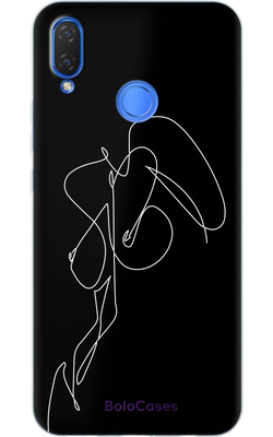 Чехол для Huawei с дизайном Total Black №9 31808 фото