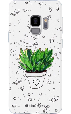 Чохол для Samsung з дизайном космічна рослина 27243 фото