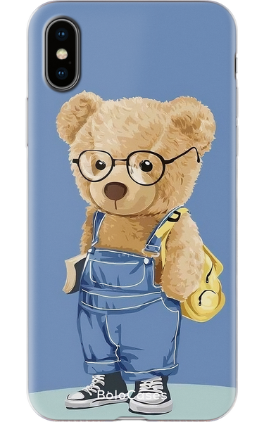 Чохол для iPhone Ведмедик книголюб 37421 фото