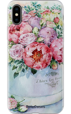 Чехол для телефона с цветочным дизайном №5 25639 фото