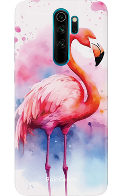 Чехол для Xiaomi Акварельный фламинго 32104 фото