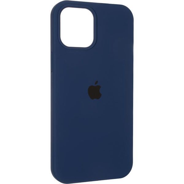 Чехол-накладка Original Full Soft Case (MagSafe) for iPhone Dark Blue 31532 фото