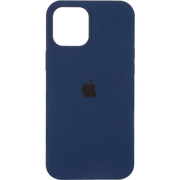 Чехол-накладка Original Full Soft Case (MagSafe) for iPhone Dark Blue 31532 фото