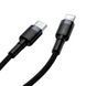 Cable Baseus Cafule Type-C to Lightning PD 18W (CATLKLF-G1) Black 1m 31310 фото 1