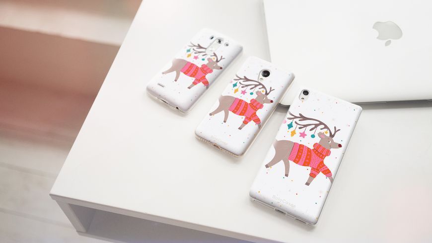 Чехол с Новогодним дизайном №123 для Huawei 28720 фото