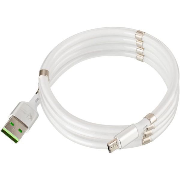 USB Cable Krazi Super KZ-UC001m MicroUSB White 31306 фото