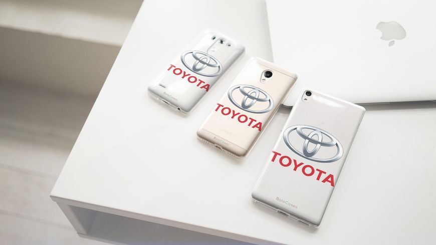 Чехол для iPhone Эмблема Toyota 31048 фото