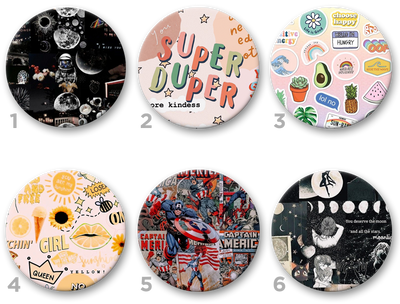 Popsocket (Попсокет) зі Стикерними дизайнами №2 30138 фото