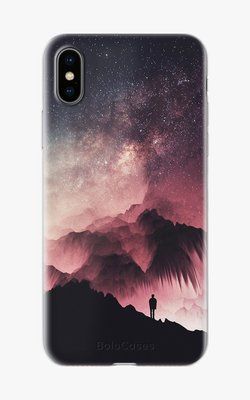 Чехол для iPhone На горе розового мира 26356 фото