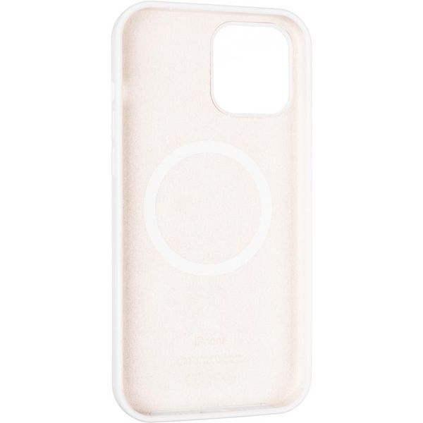 Чехол-накладка Original Full Soft Case (MagSafe) for iPhone White 31535 фото
