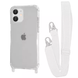 Чохол WAVE Clear Case with Strap White 46056 фото 1