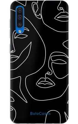 Чехол для Samsung с дизайном Total Black №1 31786 фото