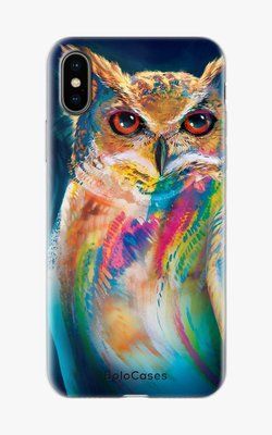Чехол для iPhone Сова как нарисована 26147 фото