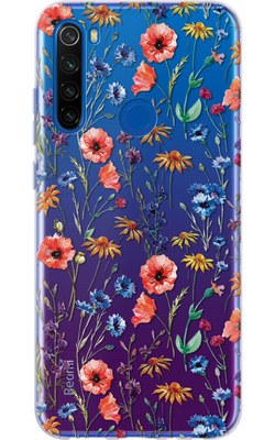 Чехол для Xiaomi с цветочным дизайном ПОЛЕВЫЕ ЦВЕТЫ 30132 фото