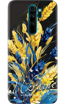 Чехол для Xiaomi Желто-голубые колосья Ukraine 42684 фото