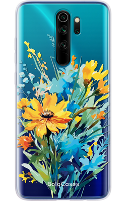 Чохол для Xiaomi  Акварельний букет польових квітів 27506 фото