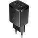 СЗУ Baseus Compact Charger 10.5W 2USB (CCXJ010201) Black 31442 фото 1