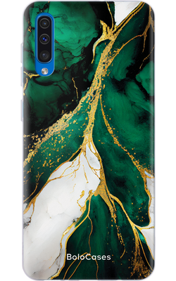 Чехол для Samsung Мрамор изумрудно-зеленый 21810 фото
