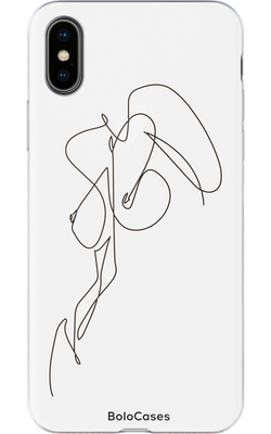 Чехол для iPhone Контур женского тела 29045 фото