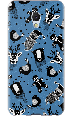 Чехол с новогодним дизайном №146 для Meizu 28824 фото