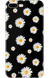 Чехол для  iPhone Много ромашек на черном фоне 30204 фото 2