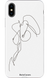 Чохол для iPhone Контур жіночого тіла 29045 фото 1