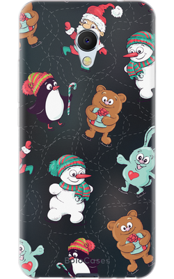 Чехол с новогодним дизайном №147 для Meizu 28825 фото