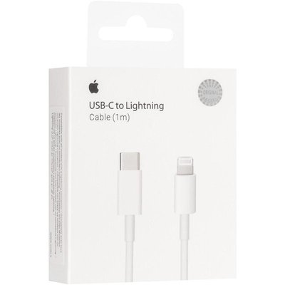 100% Original Cable Type-C to Lightning White 1m (box) 31217 фото