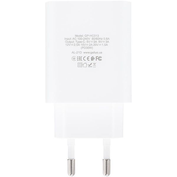 СЗУ Gelius Pro Impulse PD30W GP-HC013 White (12 мес) 31526 фото