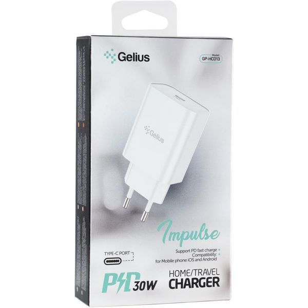 СЗУ Gelius Pro Impulse PD30W GP-HC013 White (12 мес) 31526 фото