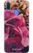 Чехол для Huawei Большие малиновые цветы 22458 фото 1