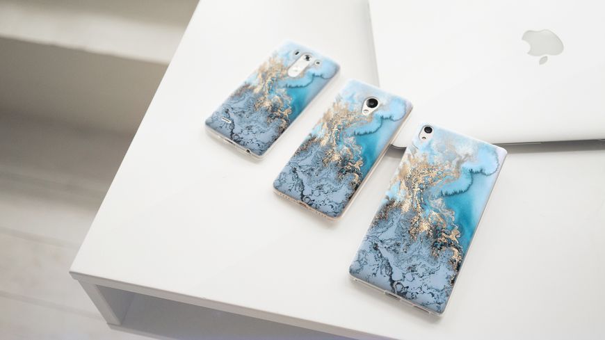 Чохол для Samsung з мармуровим дизайном №58 21769 фото