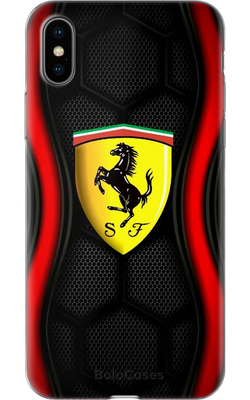 Чохол для iPhone Емблема Ferrari 30997 фото