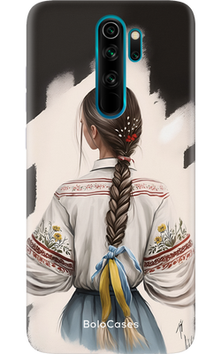 Чехол для Xiaomi Патриотическая русая девушка 42689 фото