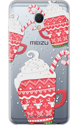 Чехол с новогодним дизайном №149 для Meizu 30432 фото