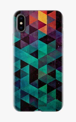 Чохол для iPhone Фігури у кольорах північного сяйва 26369 фото