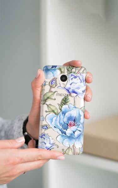 Чехол для Samsung с цветочным дизайном №62 21957 фото